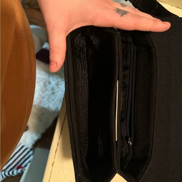 Black nylon Prada shoulder bag
